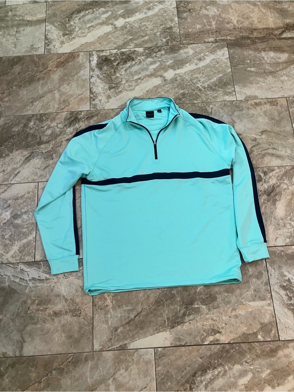 Dunning Golf Sweater Mens Large 1/4 Zip Pullover Sweatshirt Golf